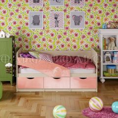 Кровать Бабочки (Розовый металлик) 1800 в Сургуте - surgut.mebel24.online | фото