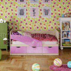 Кровать Бабочки (Сиреневый металлик) 1600 в Сургуте - surgut.mebel24.online | фото