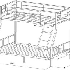 Кровать двухъярусная «Гранада-1 140» в Сургуте - surgut.mebel24.online | фото 6