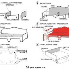 Кровать Фея 1600 с двумя ящиками в Сургуте - surgut.mebel24.online | фото 21