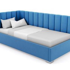 Кровать угловая Хлоя интерьерная +основание (80х200) в Сургуте - surgut.mebel24.online | фото 3