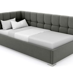 Кровать угловая Мия интерьерная +основание (90х200) в Сургуте - surgut.mebel24.online | фото 4