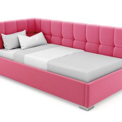 Кровать угловая Мия интерьерная +основание (90х200) в Сургуте - surgut.mebel24.online | фото 12