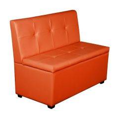 Кухонный диван Уют-1 (1000) Оранжевый в Сургуте - surgut.mebel24.online | фото