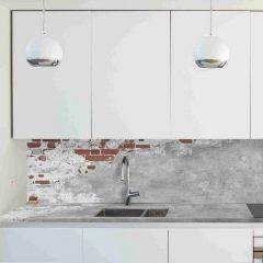 Кухонный фартук со столешницей (А-01) в едином стиле (3050 мм) в Сургуте - surgut.mebel24.online | фото