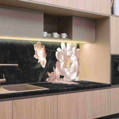 Кухонный фартук со столешницей (А-05) в едином стиле (3050 мм) в Сургуте - surgut.mebel24.online | фото 1