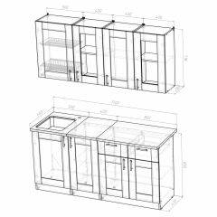 Кухонный гарнитур Ника демо 1700 в Сургуте - surgut.mebel24.online | фото 4