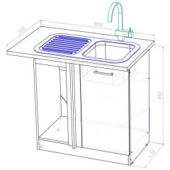 Кухонный гарнитур Ноктюрн мега прайм 1500х2700 мм в Сургуте - surgut.mebel24.online | фото 19