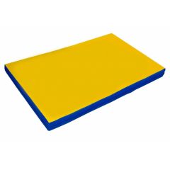 Мат гимнастический 2х1х0,08м цв. синий-желтый в Сургуте - surgut.mebel24.online | фото