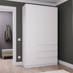 МОРИ МШ 1200.1 Шкаф (белый) в Сургуте - surgut.mebel24.online | фото