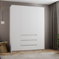 МОРИ МШ 1600.1 Шкаф (белый) в Сургуте - surgut.mebel24.online | фото
