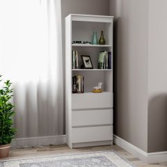 МОРИ МСТ 600.3 Стеллаж (белый) в Сургуте - surgut.mebel24.online | фото