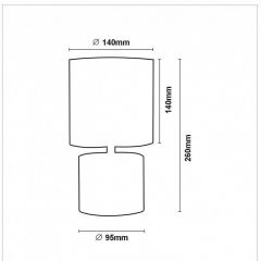 Настольная лампа декоративная Lucide Greasby 47502/81/38 в Сургуте - surgut.mebel24.online | фото 4