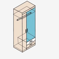 НИКА Н10з Шкаф для одежды в Сургуте - surgut.mebel24.online | фото 4