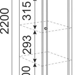 Пенал М04 Беатрис (дуб млечный) в Сургуте - surgut.mebel24.online | фото 2