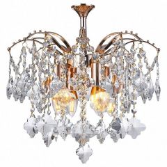 Подвесная люстра Natali Kovaltseva Morgana MORGANA 81426/4C GOLD в Сургуте - surgut.mebel24.online | фото