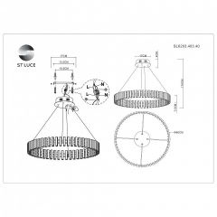 Подвесная люстра ST-Luce Estense SL6203.403.40 в Сургуте - surgut.mebel24.online | фото 5