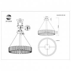 Подвесная люстра ST-Luce Estense SL6203.403.50 в Сургуте - surgut.mebel24.online | фото 4