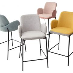 Полубарный стул NYX (H=65cm) VF113 светлая мята / VF115 серо-зеленый М-City в Сургуте - surgut.mebel24.online | фото 2
