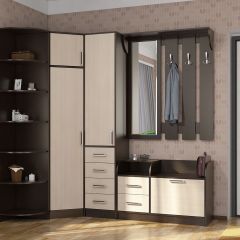 Прихожая ДИАНА-4 сек №29 (Венге/Дуб молочный) в Сургуте - surgut.mebel24.online | фото 3