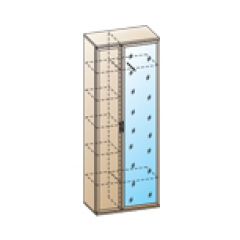 Прихожая Карина композиция 1 (Снежный ясень) в Сургуте - surgut.mebel24.online | фото 2