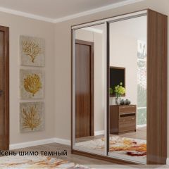 Шкаф №2 1.2-2 Оптима 2300х1204х572 (фасад 2 зеркала) в Сургуте - surgut.mebel24.online | фото