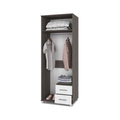 ЕВА Шкаф 2-х дверный Е24 в Сургуте - surgut.mebel24.online | фото 2