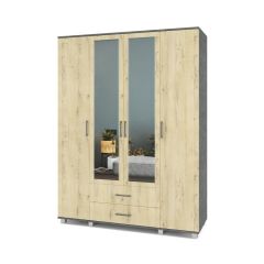 ЕВА Шкаф 4-х дверный Е43 в Сургуте - surgut.mebel24.online | фото 7