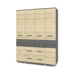 ВИОРА Шкаф 4-х дверный В43 в Сургуте - surgut.mebel24.online | фото 5