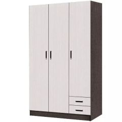 Шкаф распашной Эконом (Венге/Дуб Белфорд) в Сургуте - surgut.mebel24.online | фото
