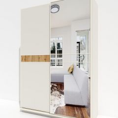 Шкаф-купе 1400 серии SOFT D6+D4+B2+PL2 (2 ящика+1штанга+1 полка) профиль «Капучино» в Сургуте - surgut.mebel24.online | фото