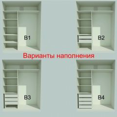 Шкаф-купе 1500 серии NEW CLASSIC K2+K2+B2+PL2(2 ящика+1 штанга+1 полка) профиль «Капучино» в Сургуте - surgut.mebel24.online | фото 7