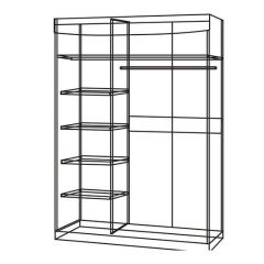 Шкаф-купе 1600 без зеркала "Мария-Луиза 6.16" в Сургуте - surgut.mebel24.online | фото 4