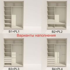 Шкаф-купе 1600 серии SOFT D6+D4+B2+PL2 (2 ящика+1штанга+1 полка) профиль «Капучино» в Сургуте - surgut.mebel24.online | фото 7
