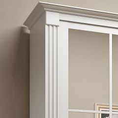 Шкаф-купе 1700 серии NEW CLASSIC K4+K4+B2+PL4 (2 ящика+F обр. штанга) профиль «Капучино» в Сургуте - surgut.mebel24.online | фото 4
