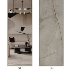 Шкаф-купе 1700 серии SILVER S1+S1+B2+PL2 (2 ящика+1 штанга+1 полка) профиль «Серебро» в Сургуте - surgut.mebel24.online | фото 7
