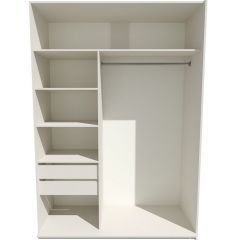 Шкаф-купе 1800 серии SOFT D1+D3+B2+PL1 (2 ящика+1штанга) профиль «Графит» в Сургуте - surgut.mebel24.online | фото 2