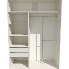 Шкаф-купе 1800 серии SOFT D8+D2+B2+PL4 (2 ящика+F обр.штанга) профиль «Графит» в Сургуте - surgut.mebel24.online | фото 2