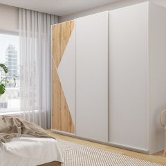 Шкаф-купе 2400 серии SOFT D7+D3+D3+B22+PL4 (по 2 ящика лев/прав+2штанги) профиль «Капучино» в Сургуте - surgut.mebel24.online | фото 5