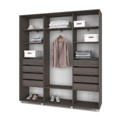 МАРТИН Шкаф-купе Анкор темный (2200*450) М421 в Сургуте - surgut.mebel24.online | фото 4