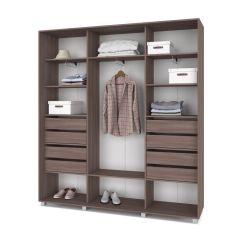 МАРТИН Шкаф-купе Шимо темный (2000*450) М401 в Сургуте - surgut.mebel24.online | фото 4