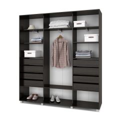 МАРТИН Шкаф-купе Венге (2200*450) М421 в Сургуте - surgut.mebel24.online | фото 4