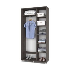 РОЛАНД Шкаф-купе Анкор темный (450*1100) Р411 в Сургуте - surgut.mebel24.online | фото 2