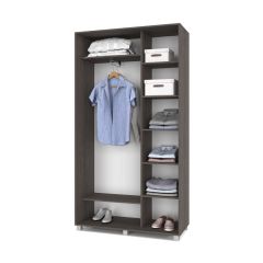 РОЛАНД Шкаф-купе Анкор темный (450*1200) Р421 в Сургуте - surgut.mebel24.online | фото 2