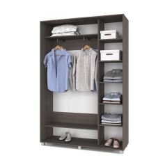 РОЛАНД Шкаф-купе Анкор темный (450*1500) Р451 в Сургуте - surgut.mebel24.online | фото 2