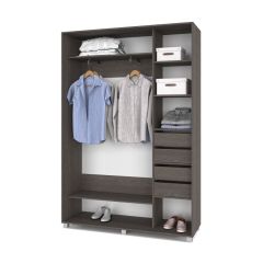 РОЛАНД Шкаф-купе Анкор темный (450*1500) Р451 в Сургуте - surgut.mebel24.online | фото 4