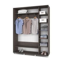 РОЛАНД Шкаф-купе Анкор темный (450*1700) Р471 в Сургуте - surgut.mebel24.online | фото 3