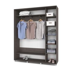 РОЛАНД Шкаф-купе Анкор темный (450*1800) Р481 в Сургуте - surgut.mebel24.online | фото 2