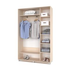 РОЛАНД Шкаф-купе Млечный дуб (450*1400) Р441 в Сургуте - surgut.mebel24.online | фото 3