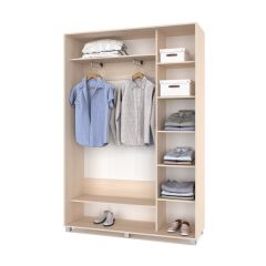 РОЛАНД Шкаф-купе Млечный дуб (450*1500) Р451 в Сургуте - surgut.mebel24.online | фото 3